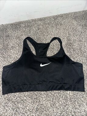 Nike Black and White Racerback Sports Bra